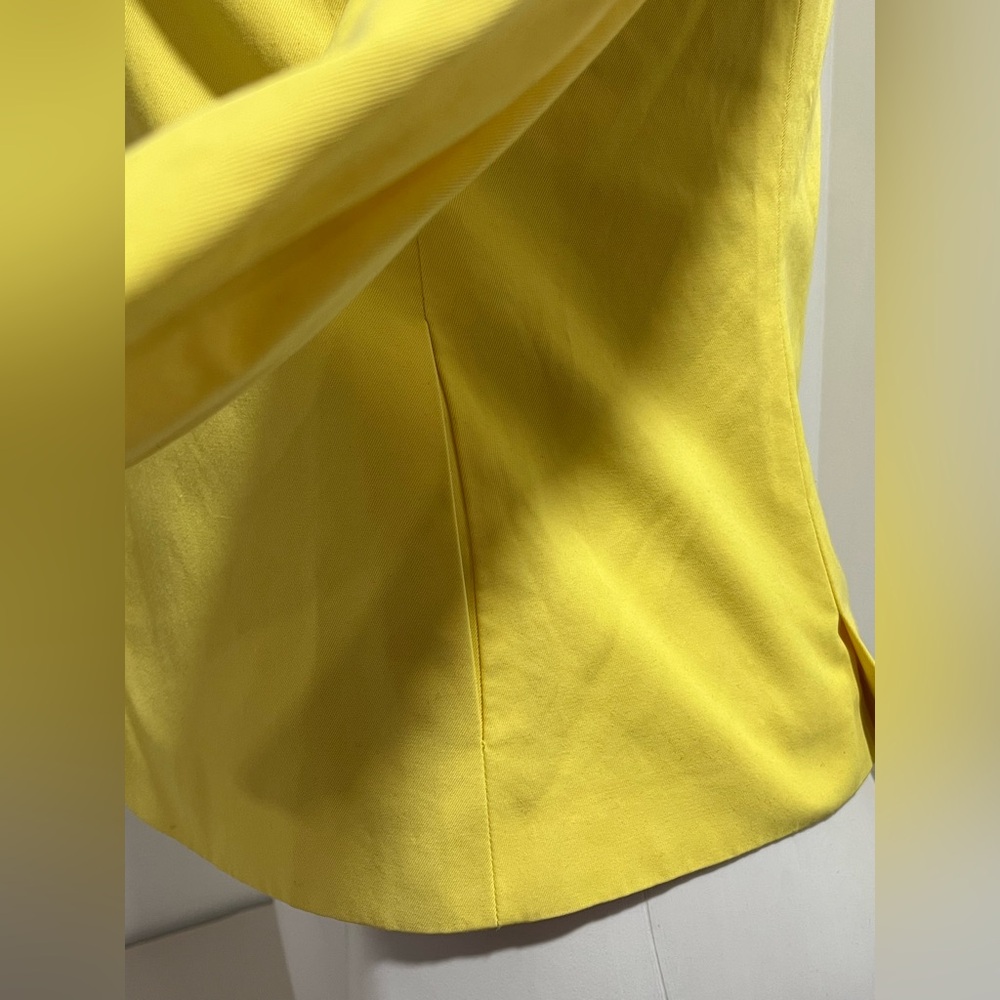 Elegant Yellow Women's Blazer SZ 36 IT - Picture 8 of 9